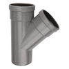Wavin PVC manchet T stuk 45° 200x200mm 2xmof+1xspie 2110709 Wavin PVC manchet T stuk 45° 200x200mm 2xmof+1xspie 2110709