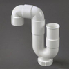 Dyka PVC universeel sifon 50mm wit 2113411 Dyka PVC universeel sifon 50mm wit 2113411