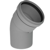 Burgerhout Bm pp kunststof rookgasafvoerbocht 80mm 43/45° 2113455 Burgerhout Bm pp kunststof rookgasafvoerbocht 80mm 43/45° 2113455