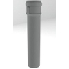 Burgerhout Bm pp tuyau d'évacuation des fumées en plastique 100x2000mm gris 2113656