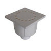 De Beer vloersifon ABS 40mm 180° wit 2120453