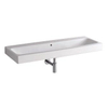 Sphinx 345 wastafel 120x48,5cm zonder kraangat wit 0222613 Sphinx 345 wastafel 120x48,5cm zonder kraangat wit 0222613