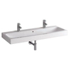 Sphinx 345 wastafel 120x48,5cm met 2 kraangaten wit 0222614 Sphinx 345 wastafel 120x48,5cm met 2 kraangaten wit 0222614