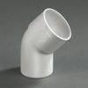 Dyka PVC lijm bocht wit 45° 32mm mof/spie wit 2300119