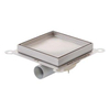 van den Berg ABS vloerput met flens met RVS rand en tegelbak 360° draaibaar inbouw 103mm 196x196mm met verlijmbare zijuitlaat Ø50mm waterslot 30mm 2300173 van den Berg ABS vloerput met flens met RVS rand en tegelbak 360° draaibaar inbouw 103mm 196x196mm met verlijmbare zijuitlaat Ø50mm waterslot 30mm 2300173