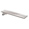 Van den Berg ABS vloerput met goot met flens met RVS rand en rooster 360° draaibaar inbouw 71mm 800x150mm met verlijmbare zijuitlaat Ø50mm waterslot 30mm 2300177 Van den Berg ABS vloerput met goot met flens met RVS rand en rooster 360° draaibaar inbouw 71mm 800x150mm met verlijmbare zijuitlaat Ø50mm waterslot 30mm 2300177