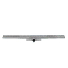 Easydrain Compact afvoergoot enkele plaat met zijuitloop 6x120cm 30mm RVS 2301319 Easydrain Compact afvoergoot enkele plaat met zijuitloop 6x120cm 30mm RVS 2301319