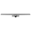 Easydrain Compact afvoergoot 6x110cm enkele plaat met zijuitloop 50mm RVS 2301333 Easydrain Compact afvoergoot 6x110cm enkele plaat met zijuitloop 50mm RVS 2301333