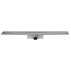 Easy Drain Compact 50 zero douchegoot enkele plaat met zijuitloop 6x110cm RVS 2302602 Easy Drain Compact 50 zero douchegoot enkele plaat met zijuitloop 6x110cm RVS 2302602
