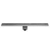 Easydrain Tegeldrain tegelgoot met zijuitloop 9.8x110cm 50mm RVS 2301765 Easydrain Tegeldrain tegelgoot met zijuitloop 9.8x110cm 50mm RVS 2301765
