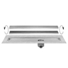Easy Drain Multi TAF wall douchegoot enkele plaat 70cm met zero/tegel design rooster 2302672 Easy Drain Multi TAF wall douchegoot enkele plaat 70cm met zero/tegel design rooster 2302672