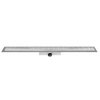 Easy Drain Compact 50 douchegoot RVS met enkele plaat RVS standaard RVS flens waterslot 50mm 80cm inbouw diepte 83mm met zijuitloop 2302801 Easy Drain Compact 50 douchegoot RVS met enkele plaat RVS standaard RVS flens waterslot 50mm 80cm inbouw diepte 83mm met zijuitloop 2302801