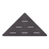 LoooX Corner Shelf hoekplanchet 30x22cm geschikt voor in doucheruimte antraciet SW47069 LoooX Corner Shelf hoekplanchet 30x22cm geschikt voor in doucheruimte antraciet SW47069