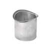 Zinkengoot tapeind 100 mm L=100mm voor mastgoot 2420546 Zinkengoot tapeind 100 mm L=100mm voor mastgoot 2420546