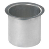Zinkengoot tapeind 80 mm L=100mm voor bakgoot 2420171 Zinkengoot tapeind 80 mm L=100mm voor bakgoot 2420171