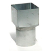 Rheinzink WB uitloop vierkant/rond 60x80mm Ø80mm 2420325