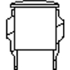 Aco gm x embout galvanisé 50mm avec collier de serrage 2044161