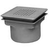 Aquaberg RVS vloerput onderuitlaat met emmer 20x20cm RVS rooster 75mm 2300273 Aquaberg RVS vloerput onderuitlaat met emmer 20x20cm RVS rooster 75mm 2300273