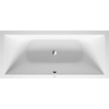 Duravit DuraSquare duobad solid surface 180x80x46cm met 2 rugsteunen wit SW203935 Duravit DuraSquare duobad solid surface 180x80x46cm met 2 rugsteunen wit SW203935