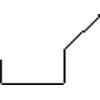 B37 support de gouttière 30x5 mm 45avec trou fileté 1760106