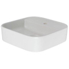 Plieger Fresno lavabo à poser 1 trou de robinet 42x42cm blanc mat SW102737