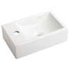 Plieger Houston lave-mains - 37x23x11cm - trou robinet gauche - sans trop-plein - blanc mat SW161793