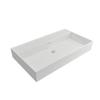 Plieger Kansas wastafel - 80x46.6x12cm - zonder kraangat - wit SW205948