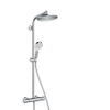 Hansgrohe Crometta s 240 1jet showerpipe met thermostaat chroom SW73210 Hansgrohe Crometta s 240 1jet showerpipe met thermostaat chroom SW73210