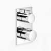 Dornbracht Imo partie apparente pour robinet de baignoire encastré thermostatique avec inverseur incluant robinet d'arrêt 2 fonctions chrome 0272815