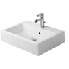 Duravit Vero opbouwwastafel 60x47cm onderzijde geslepen met geglazuurde achterkant 1 kraangat en overloop wit 0290488 Duravit Vero opbouwwastafel 60x47cm onderzijde geslepen met geglazuurde achterkant 1 kraangat en overloop wit 0290488
