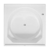 Duravit Blue Moon bad acryl vierkant 140x140x58cm met overloop met poten wit 0290671 Duravit Blue Moon bad acryl vierkant 140x140x58cm met overloop met poten wit 0290671