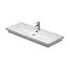 Duravit 2nd floor wastafel 120x50.5cm geslepen met 3 kraangaten wit 0291301 Duravit 2nd floor wastafel 120x50.5cm geslepen met 3 kraangaten wit 0291301