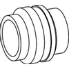 Wisa Simplast Eénmaats verloopset 25x20mm 2922595