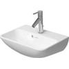 Duravit ME by Starck fontein 45x32cm met 1 kraangat met overloop met wondergliss wit SW84162 Duravit ME by Starck fontein 45x32cm met 1 kraangat met overloop met wondergliss wit SW84162