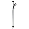 Kludi Zenta glijstangset 3S 90cm chroom zwart 0300209 Kludi Zenta glijstangset 3S 90cm chroom zwart 0300209