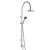 Kludi Zenta Dual shower systeem: glijstang 2 weg omstel en handdouche 2S met doucheslang 160cm en hoofddouche chroom 0300223 Kludi Zenta Dual shower systeem: glijstang 2 weg omstel en handdouche 2S met doucheslang 160cm en hoofddouche chroom 0300223