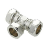 Bonfix vernikkeld knel T stuk 28 mm gastec / kiwa 8914753 Bonfix vernikkeld knel T stuk 28 mm gastec / kiwa 8914753