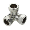 Bonfix vernikkeld knel hoek T stuk 22x15x15 mm gastec / kiwa 3011082 Bonfix vernikkeld knel hoek T stuk 22x15x15 mm gastec / kiwa 3011082