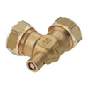 Bonfix vernikkelde knelknie met ontluchting 15mm 3011092 Bonfix vernikkelde knelknie met ontluchting 15mm 3011092