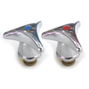 De Beer kraanbovendeel M19 warm M19 rood chroom 0400003