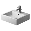 Duravit Vero wastafel 50x47cm met kraangat en overloop zwart 0300282 Duravit Vero wastafel 50x47cm met kraangat en overloop zwart 0300282