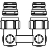 Oventrop H bloc de raccordement Multiflex F 1/2 x3/4 coudé 7503350