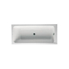 Duravit D-code Kunststof bad acryl rechthoekig - 170x75x40cm - zonder poten (afvoer in het midden) - glans wit 0297514