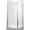 Novellini Young 2.0 F1 paroi latérale 65/67x200cm avec profilé chrome mat et verre transparent 0336453