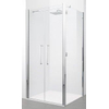 Novellini Young 2.0 F2B zijwand 89/91x200cm chroom profiel met mat glas 0335862 Novellini Young 2.0 F2B zijwand 89/91x200cm chroom profiel met mat glas 0335862