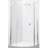 Novellini Young 2.0 R1 douchecabine kwartrond met draaideur en vaste segmenten 77.5/79.5x200cm wit/helder 0335890 Novellini Young 2.0 R1 douchecabine kwartrond met draaideur en vaste segmenten 77.5/79.5x200cm wit/helder 0335890