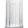 Novellini Young 2.0 R2 cabine de douche quart de rond avec portes pivotantes et segments fixes 87.5/89.5x200cm matchroom/transparent 0335929
