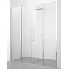 Novellini Young 2.0 2A draaideur 2 delig met vaste segmenten voor nis 137/141x200cm chroom/helder 0335968 Novellini Young 2.0 2A draaideur 2 delig met vaste segmenten voor nis 137/141x200cm chroom/helder 0335968