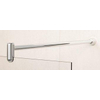 Novellini Lunes H barre de fixation murale 150cm chrome 0336561
