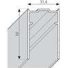 Novellini Young 2.0 profil de rallonge H=200cm chrome 0336566